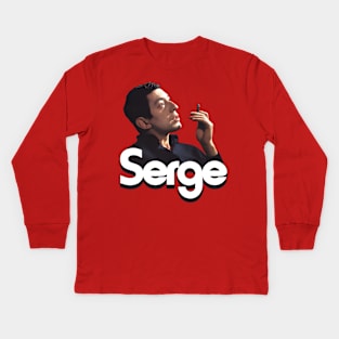 Serge Gainsbourg Kids Long Sleeve T-Shirt